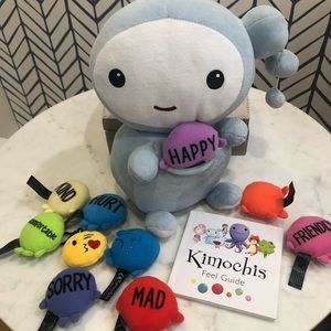 Kimochi Doll w/feelings guide & plush feelings/faces Autism, adhd, developmental